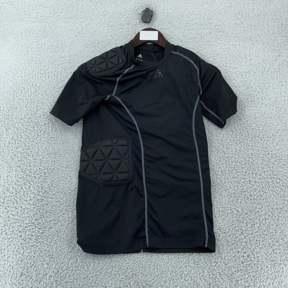 Adidas‎ Padded Compression Shirt YOUTH BOYS XL Protective Football Jersey
